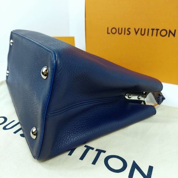 Louis Vuitton Taurillon Python Capucines BB Indingo Bag - Picture 3 of 16